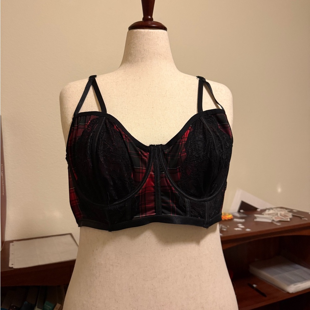 Torrid Plaid Lace Women's Bralette